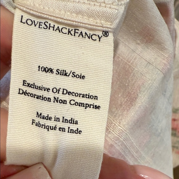 LoveShackFancy Silk Floral Puff Sleeve Dress and GRATIS! - Picture 8 of 12